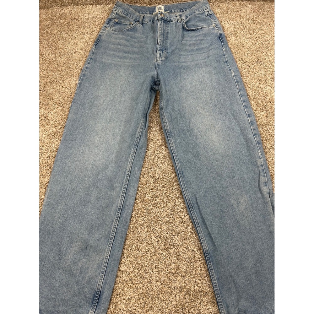 BDG Urban Outfitters High-Rise Baggy Jeans Light Wash Size 33 Wide Leg #0821